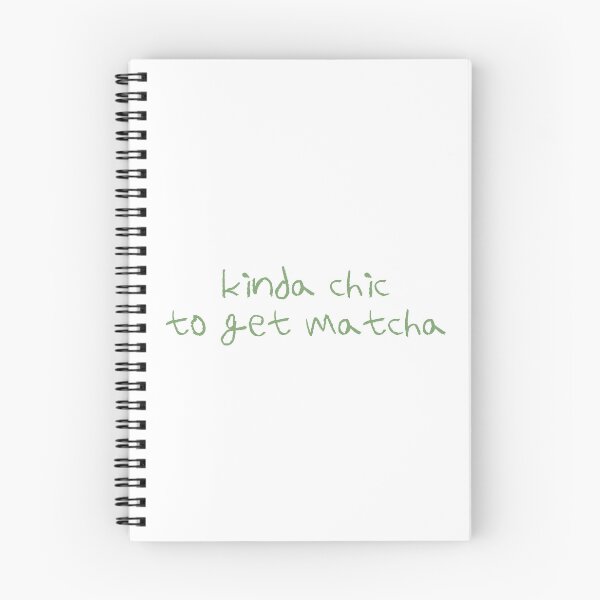 Item preview, Kinda Chic To Get Matcha | Drink | Food designed and sold by The Turquoise Brush.