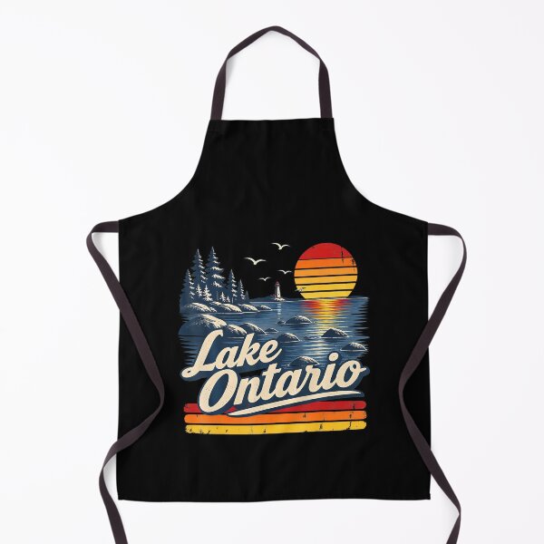 Item preview, Retro Sunset Great Lakes Lake Ontario Design designed and sold by LouisaOReilly.