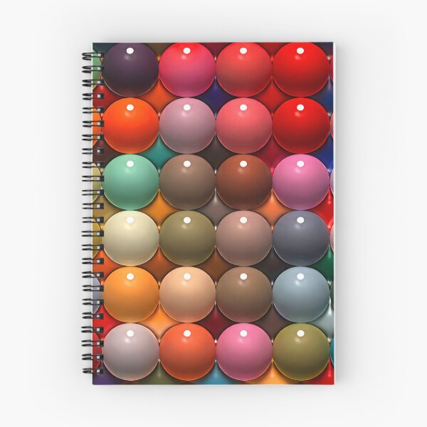 Item preview, Colorful Glossy Sphere Pattern – Modern 3D Abstract Bubble Art Print designed and sold by Kaleidoscope Print.
