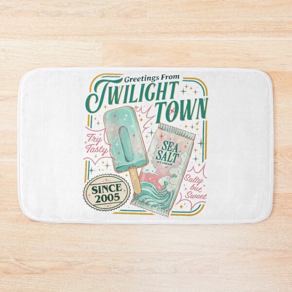 Item preview, Greetings From Twilight Town Retro Ice Cream  designed and sold by SopheeTrah.