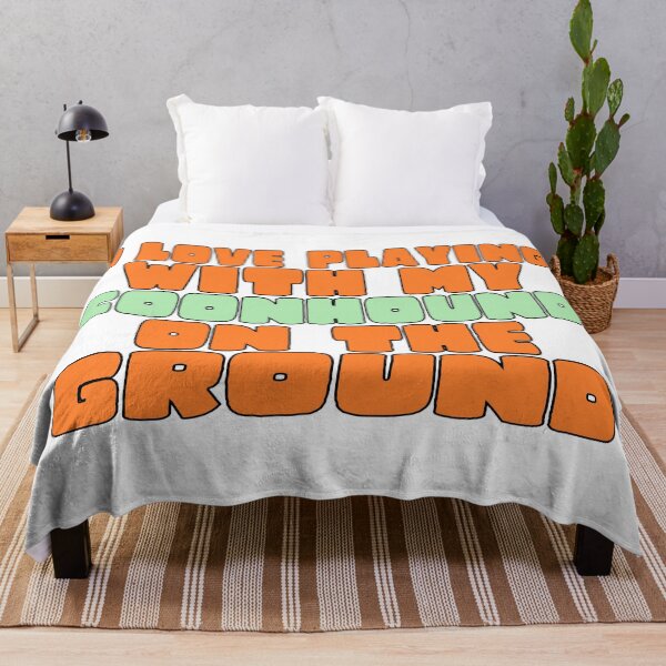 Item preview, I love playing with my coonhound on the ground designed and sold by sednalafandy79.
