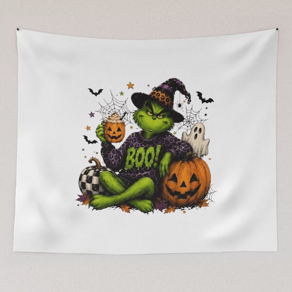Item preview, Spooky Grinch Halloween Drink  designed and sold by BartholRhyat.