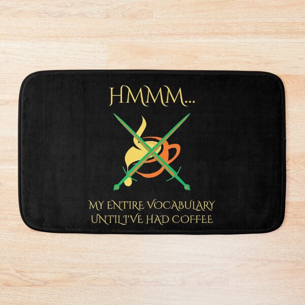 Item preview, Hmmm My Vocabulary Until Coffee Funny Parody designed and sold by Mircea786.