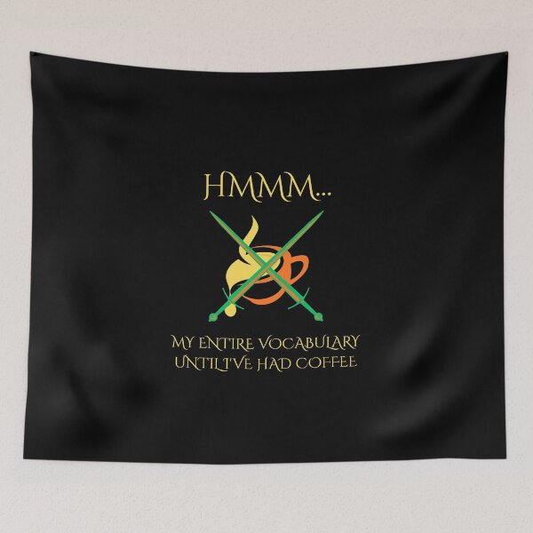 Item preview, Hmmm My Vocabulary Until Coffee Funny Parody designed and sold by Mircea786.
