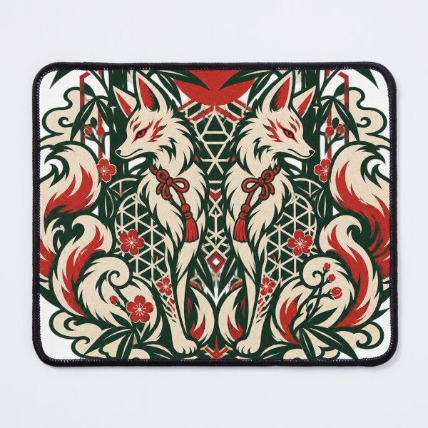 Item preview, Twin Kitsune Bamboo Sun designed and sold by Silent Japan Studio.