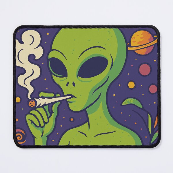 Item preview, Never Get High on Your Own Supply - Alien Smoking Weed designed and sold by GalleryKauffeld.
