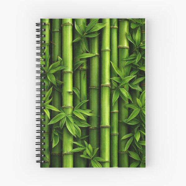 Item preview, Green Bamboo Stalks and Leaves – Tropical Zen Botanical Nature Pattern designed and sold by Kaleidoscope Print.