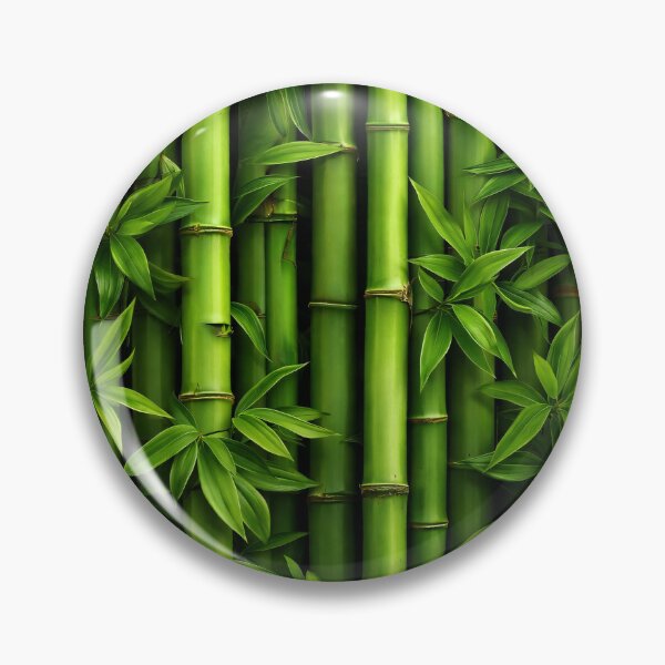 Item preview, Green Bamboo Stalks and Leaves – Tropical Zen Botanical Nature Pattern designed and sold by Kaleidoscope Print.