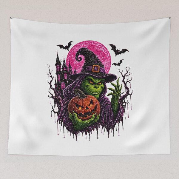 Item preview, Witchy Green Character Halloween Design designed and sold by BartholRhyat.