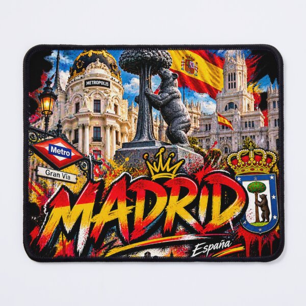 Item preview, Madrid Spain Urban Street Art – Graffiti City Design designed and sold by URBIVO.