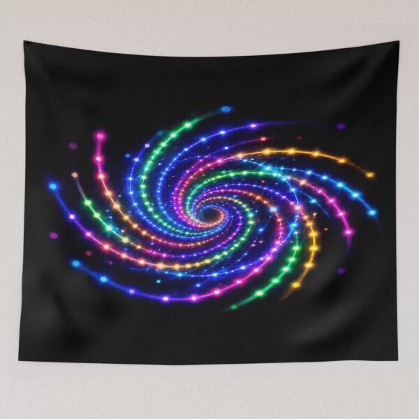 Item preview, Neon spiral galaxy designed and sold by rheyes.