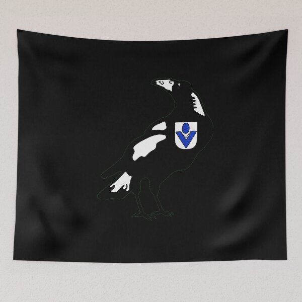 Item preview, Mighty Magpies Retro Drawing designed and sold by Luke Foran Sports Art.