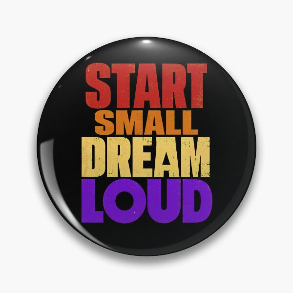 Item preview, Start Small Dream Loud Inspirational Quote designed and sold by the-dovlat.