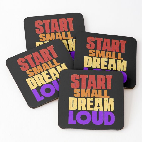 Item preview, Start Small Dream Loud Inspirational Quote designed and sold by the-dovlat.
