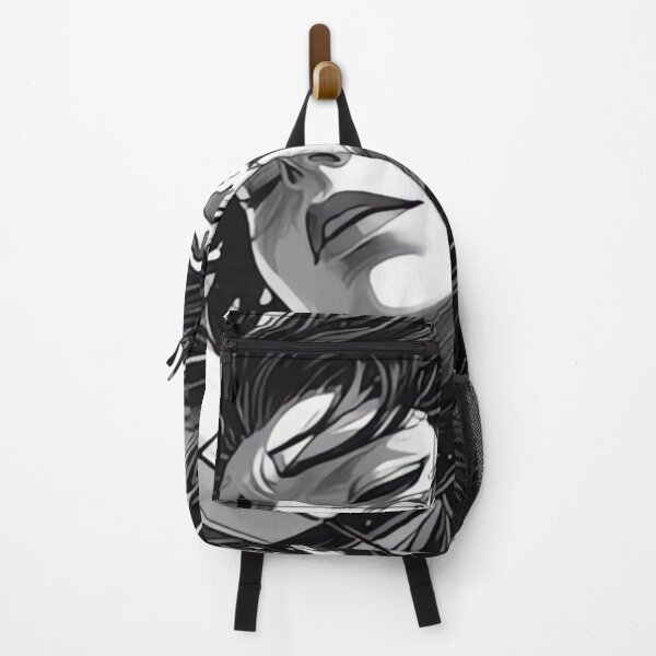 Item preview, Space Girl with Flowing Hair - Cosmic Black and White Illustration designed and sold by DarkinkArtPrint.