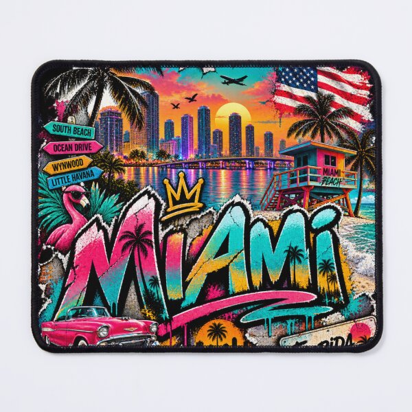 Item preview, Miami Florida Street Art – Tropical Graffiti City Vibes designed and sold by URBIVO.