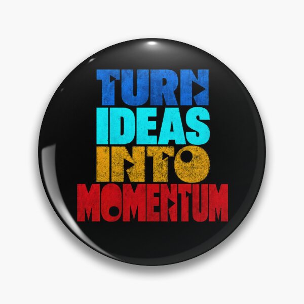 Item preview, Turn Ideas Into Momentum Entrepreneur Quote designed and sold by the-dovlat.