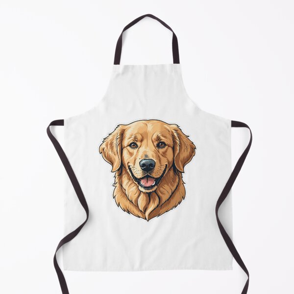 Item preview, Golden Retriever Face Portrait Hand-Drawn Sketch Style – Golden retriever mom gift designed and sold by michallechowicz.