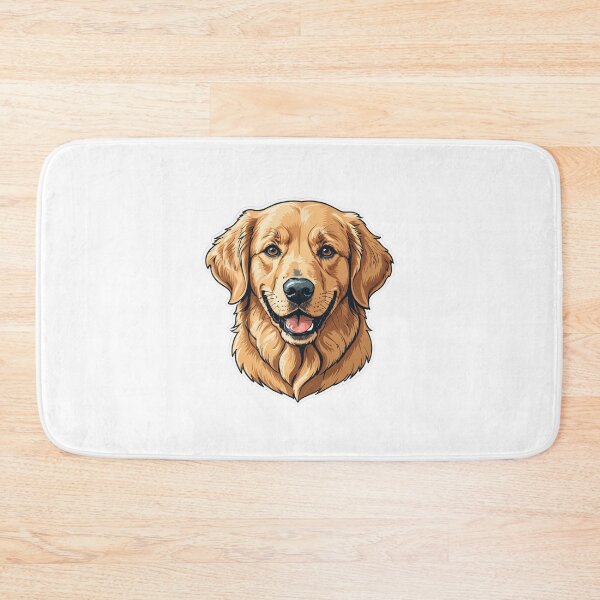 Item preview, Golden Retriever Face Portrait Hand-Drawn Sketch Style – Golden retriever mom gift designed and sold by michallechowicz.