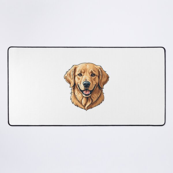 Item preview, Golden Retriever Face Portrait Hand-Drawn Sketch Style – Golden retriever mom gift designed and sold by michallechowicz.