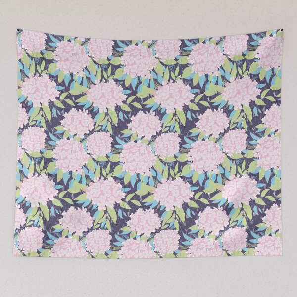 Item preview, Magic Hydrangea - Warm Pink designed and sold by prynadd / Alena's Magic Patterns.