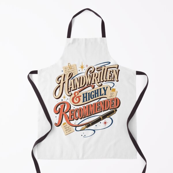 Item preview, Handwritten & Highly Recommended – Retro Fountain Pen & Letter Writing Art designed and sold by Golden Era Studio.