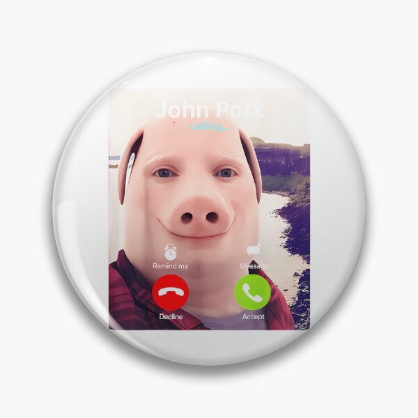 Item preview, John Pork Calling Meme Internet Humor Viral designed and sold by kree-cutter.
