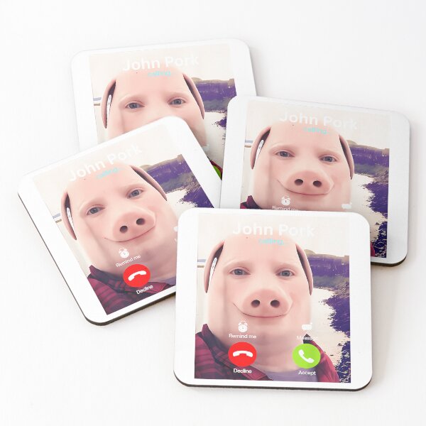 Item preview, John Pork Calling Meme Internet Humor Viral designed and sold by kree-cutter.