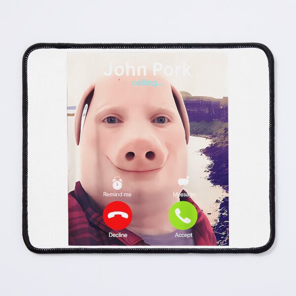 Item preview, John Pork Calling Meme Internet Humor Viral designed and sold by kree-cutter.