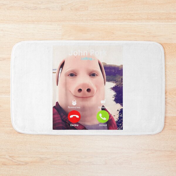 Item preview, John Pork Calling Meme Internet Humor Viral designed and sold by kree-cutter.