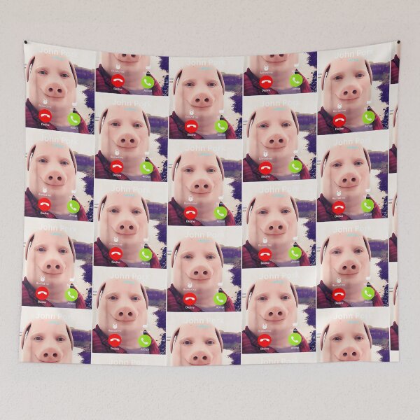 Item preview, John Pork Calling Meme Internet Humor Viral designed and sold by kree-cutter.