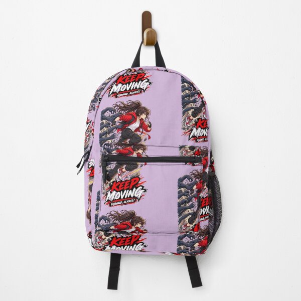 Item preview, Keep Moving Forward Always–Never Give Up Anime Motivation designed and sold by carestazafeli.