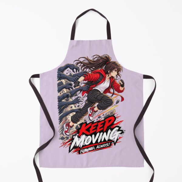 Item preview, Keep Moving Forward Always–Never Give Up Anime Motivation designed and sold by carestazafeli.