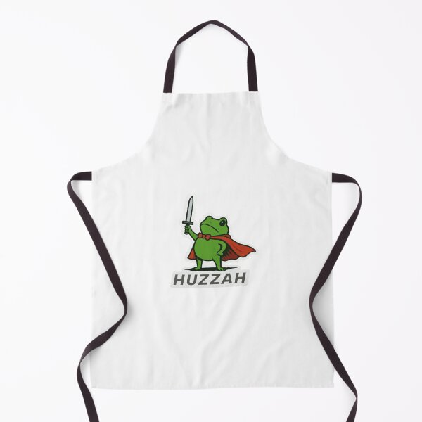 Item preview, Huzzah Frog with Sword Tee, Embroidered Medieval Frog Shirt, Comfort Colors 1717, Funny DnD T-Shirt, Renaissance Faire Frog Gift designed and sold by Williams Anderson.