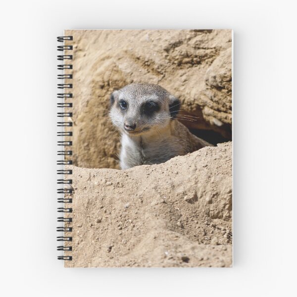 Item preview, Meerkat Wildlife Art Painterly Burrow Portrait designed and sold by Vac1.