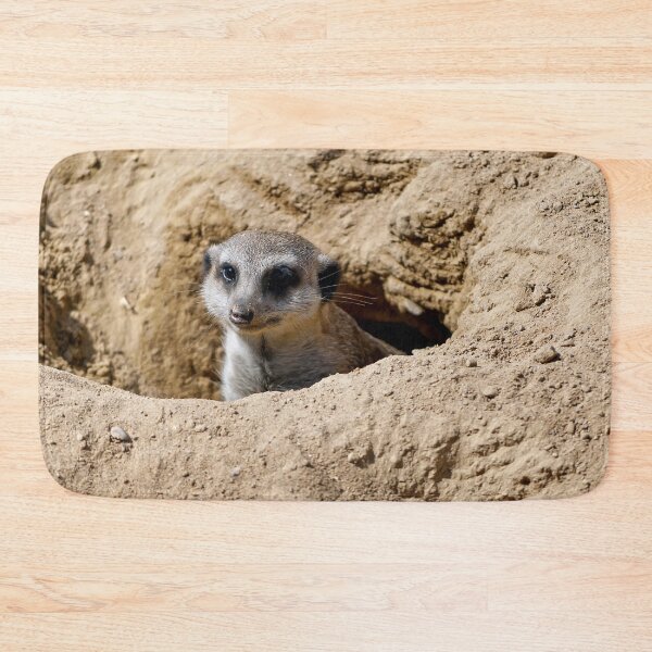 Item preview, Meerkat Wildlife Art Painterly Burrow Portrait designed and sold by Vac1.