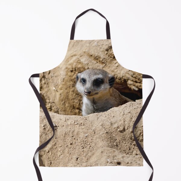 Item preview, Meerkat Wildlife Art Painterly Burrow Portrait designed and sold by Vac1.