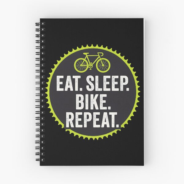 Item preview, Eat Sleep Bike Repeat Bicycle Rider Cycling Gear designed and sold by Photo-Sphere101.