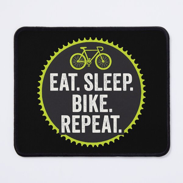 Item preview, Eat Sleep Bike Repeat Bicycle Rider Cycling Gear designed and sold by Photo-Sphere101.
