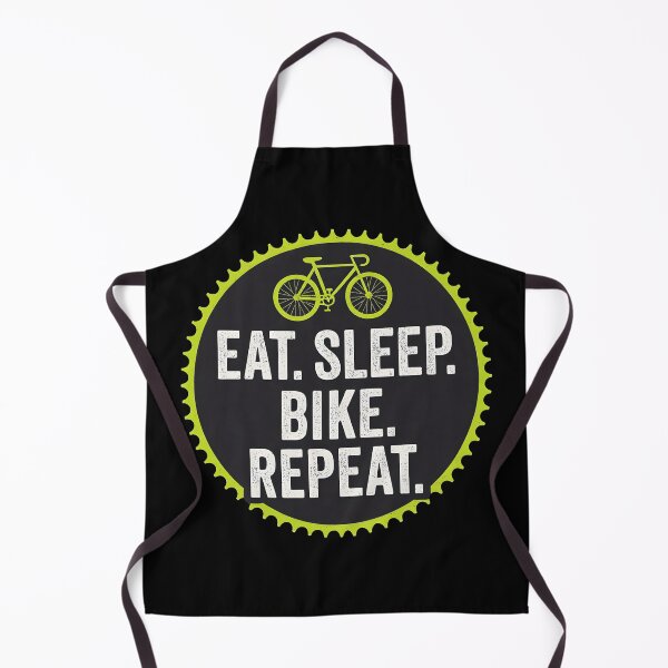Item preview, Eat Sleep Bike Repeat Bicycle Rider Cycling Gear designed and sold by Photo-Sphere101.