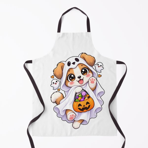 Item preview, Spooky Ghost Dog – Cute Kawaii Veterinary Halloween designed and sold by Bettybee00.