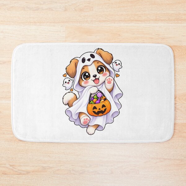 Item preview, Spooky Ghost Dog – Cute Kawaii Veterinary Halloween designed and sold by Bettybee00.