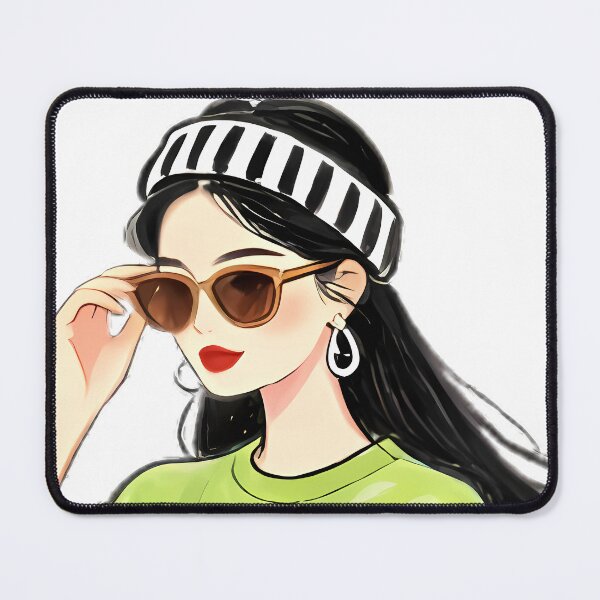 Item preview, Chic Street Style Fashion Girl Illustration designed and sold by Bondingbonding.