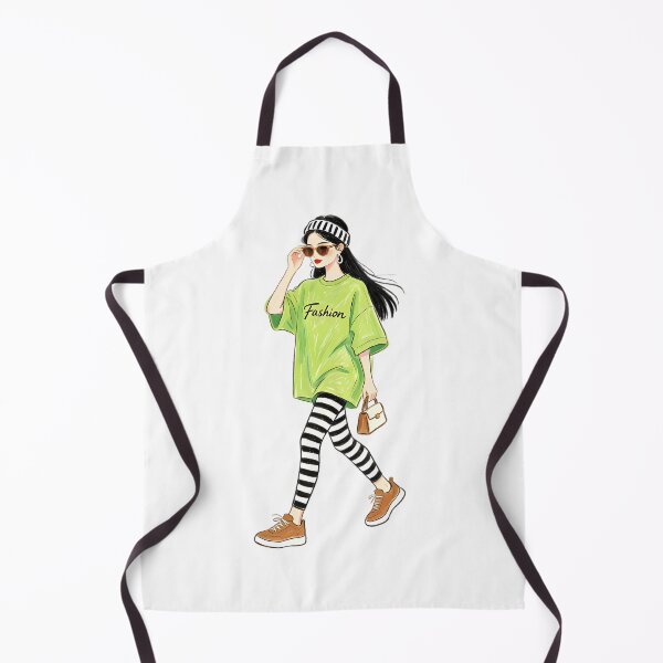 Item preview, Chic Street Style Fashion Girl Illustration designed and sold by Bondingbonding.