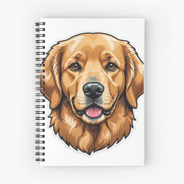 Item preview, Golden Retriever Face Portrait Chrome Metallic 3D – Golden retriever mom gift designed and sold by michallechowicz.