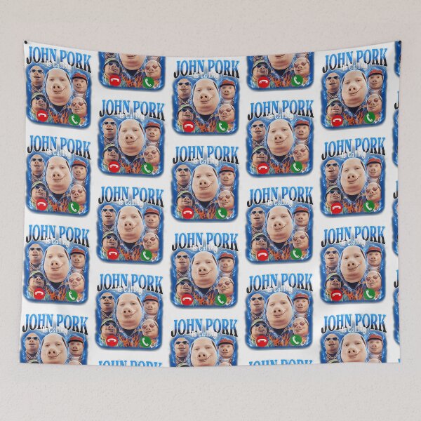Item preview, John Pork Is Calling Meme Viral Prank Call Internet Humor designed and sold by kree-cutter.