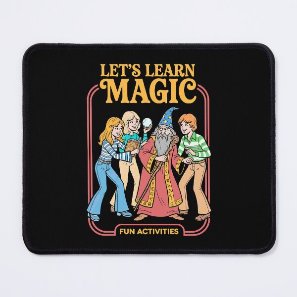Item preview, Let's Learn Magic Funny Fantasy RPG Wizard Book Cover designed and sold by GrandeDuc.
