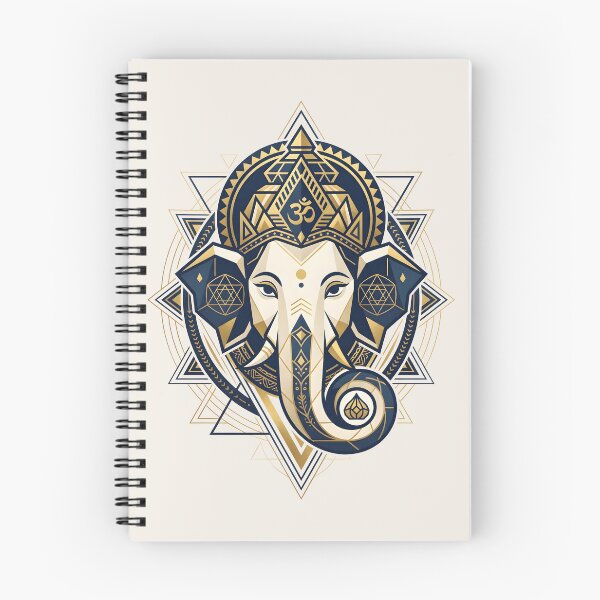 Item preview, Lord Ganesha Sacred Geometry Spiritual Art designed and sold by hutofdesigns.