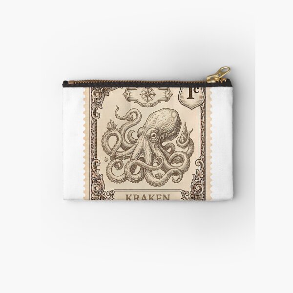 Item preview, Vintage Kraken Postage Stamp - Mythological Bestiary designed and sold by JeanChiale.