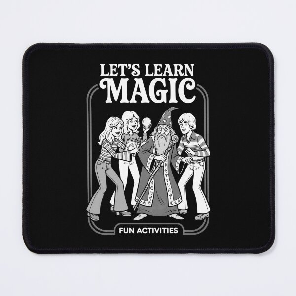 Item preview, Let's Learn Magic Funny Fantasy RPG Wizard Book Cover designed and sold by GrandeDuc.